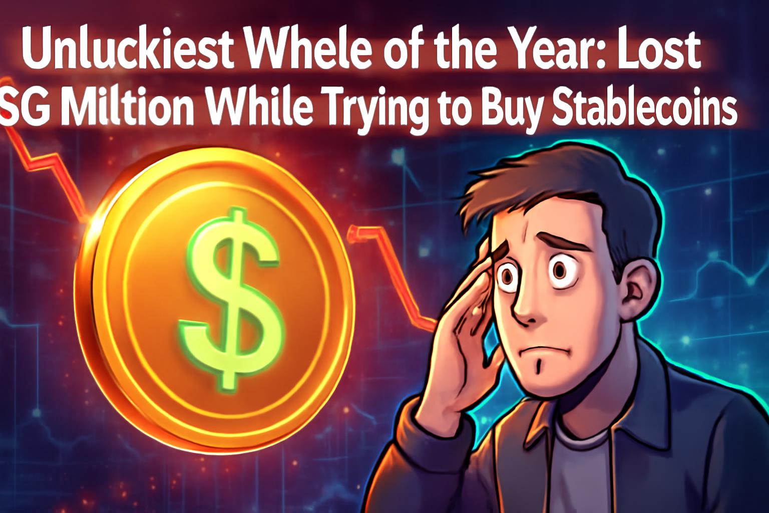 Unluckiest Whale of the Year: Lost $6 Million While Trying to Buy Stablecoins