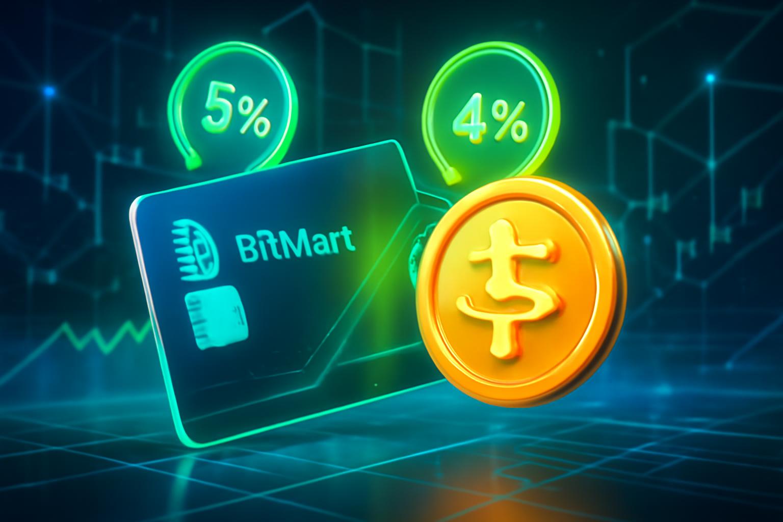 BitMart Card Dual-Layer Referral and Cashback Launch