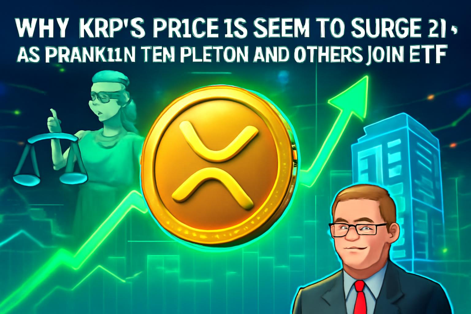 Why XRP’s price is seen to surge 21% as Franklin Templeton and others join ETF rush