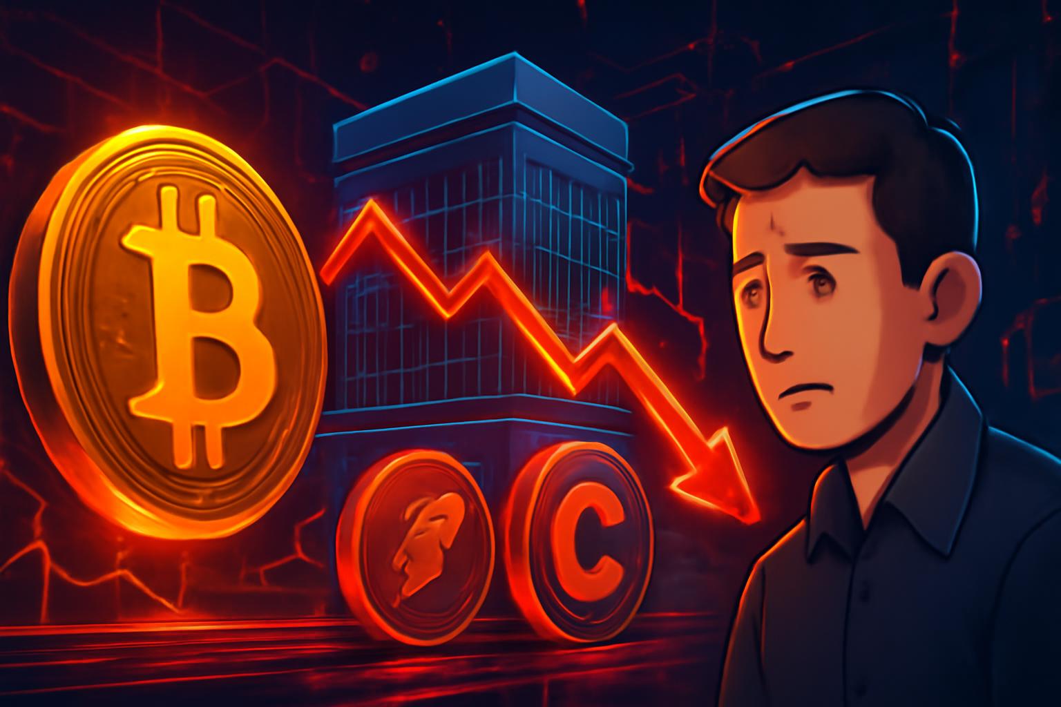 Bitcoin Crash Triggers Downturn in Crypto Stocks: HOOD, MSTR, COIN