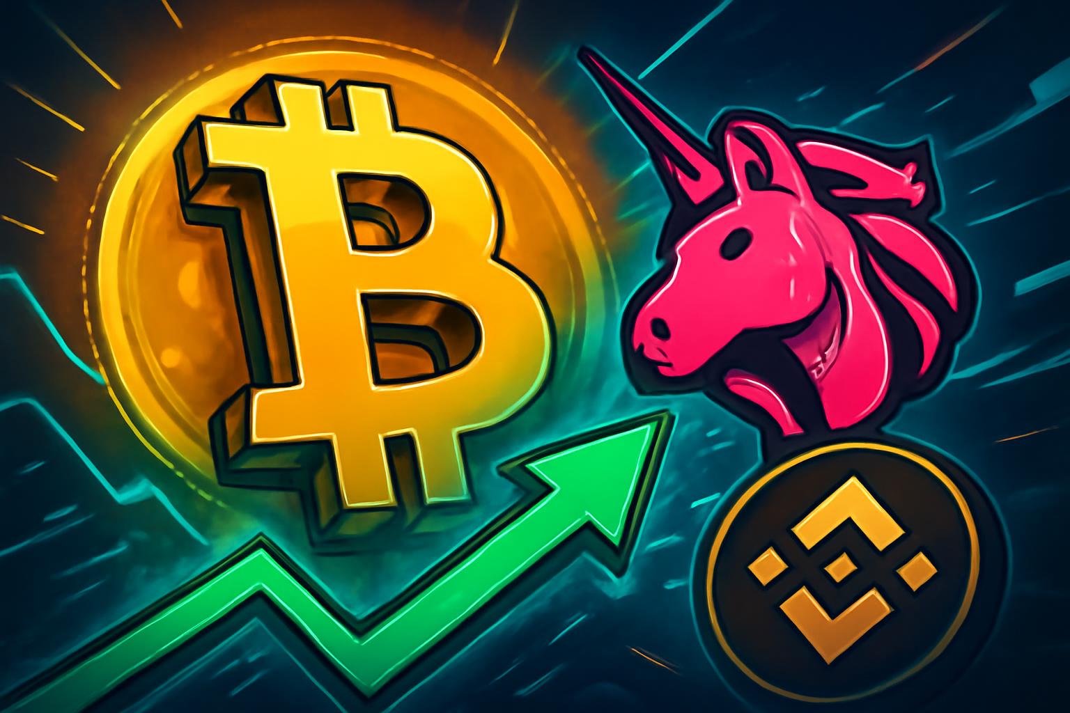 Bitcoin Price Analysis as Crypto Stocks Rally and Uniswap Governance Begins