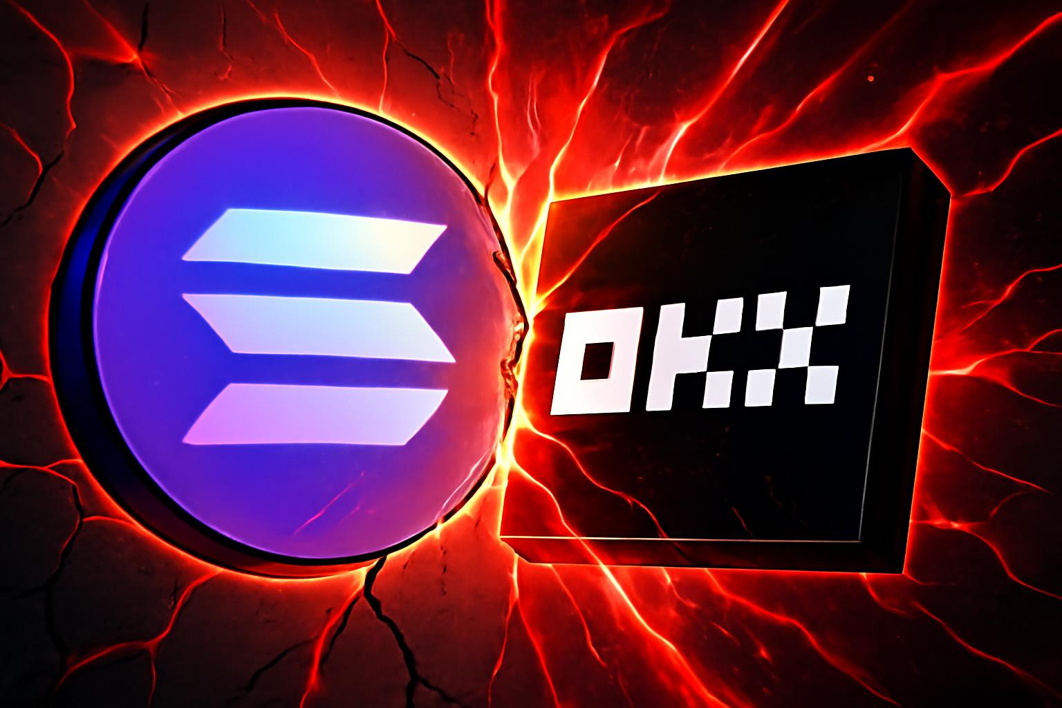 Whale Withdraws 48,744 SOL from OKX to Stake, Revealing 16.3% Drawdown