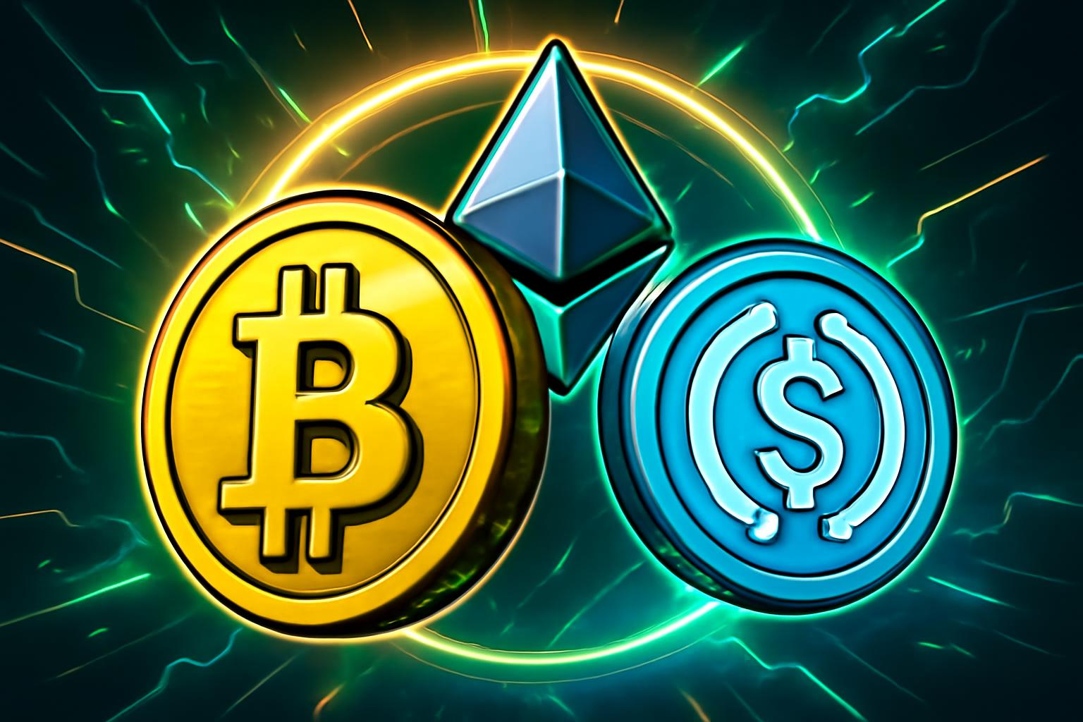 Bitcoin, Ethereum, and USDC: A Long-Term Portfolio with Spot ETFs