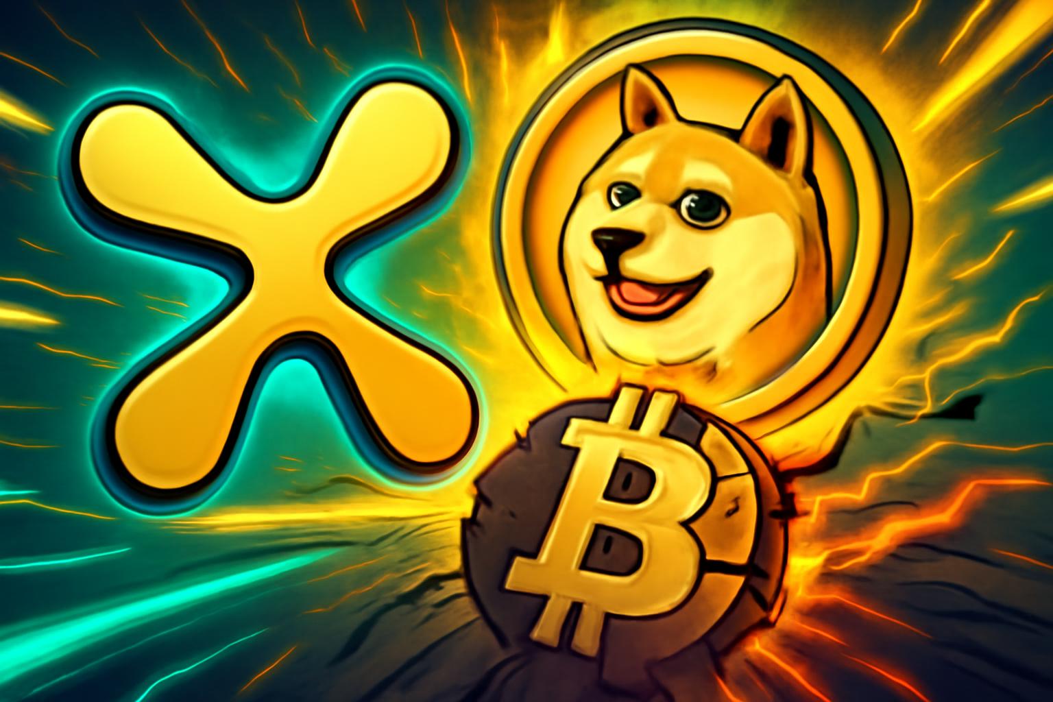 Ripple and Dogecoin Lead Broad Upswing in Crypto Markets
