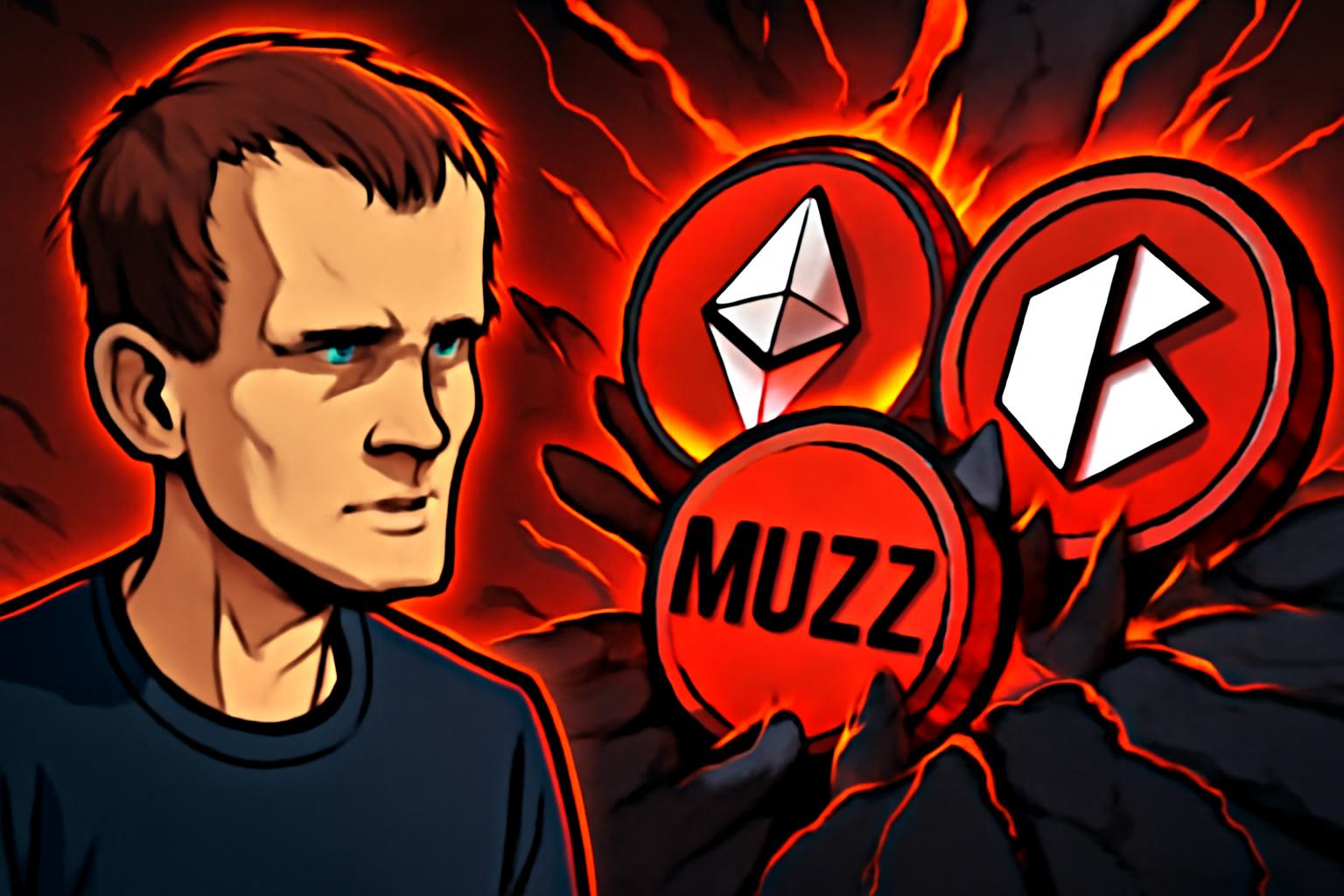 Vitalik Buterin Linked Wallet Sells KNC and MUZZ for $17.8K