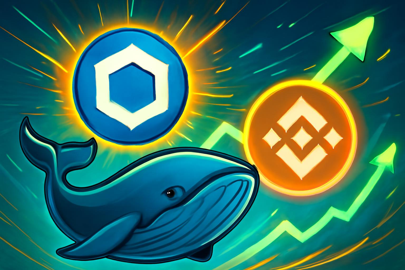 Chainlink Whale Withdraws $5.57M from Binance, Signals Bullish Market Trend