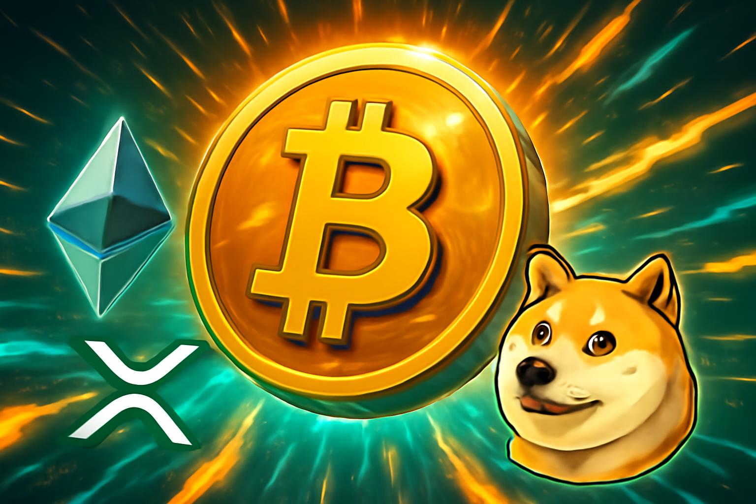 Bitcoin, Ethereum, XRP and Dogecoin Rally as Markets Eye Upside