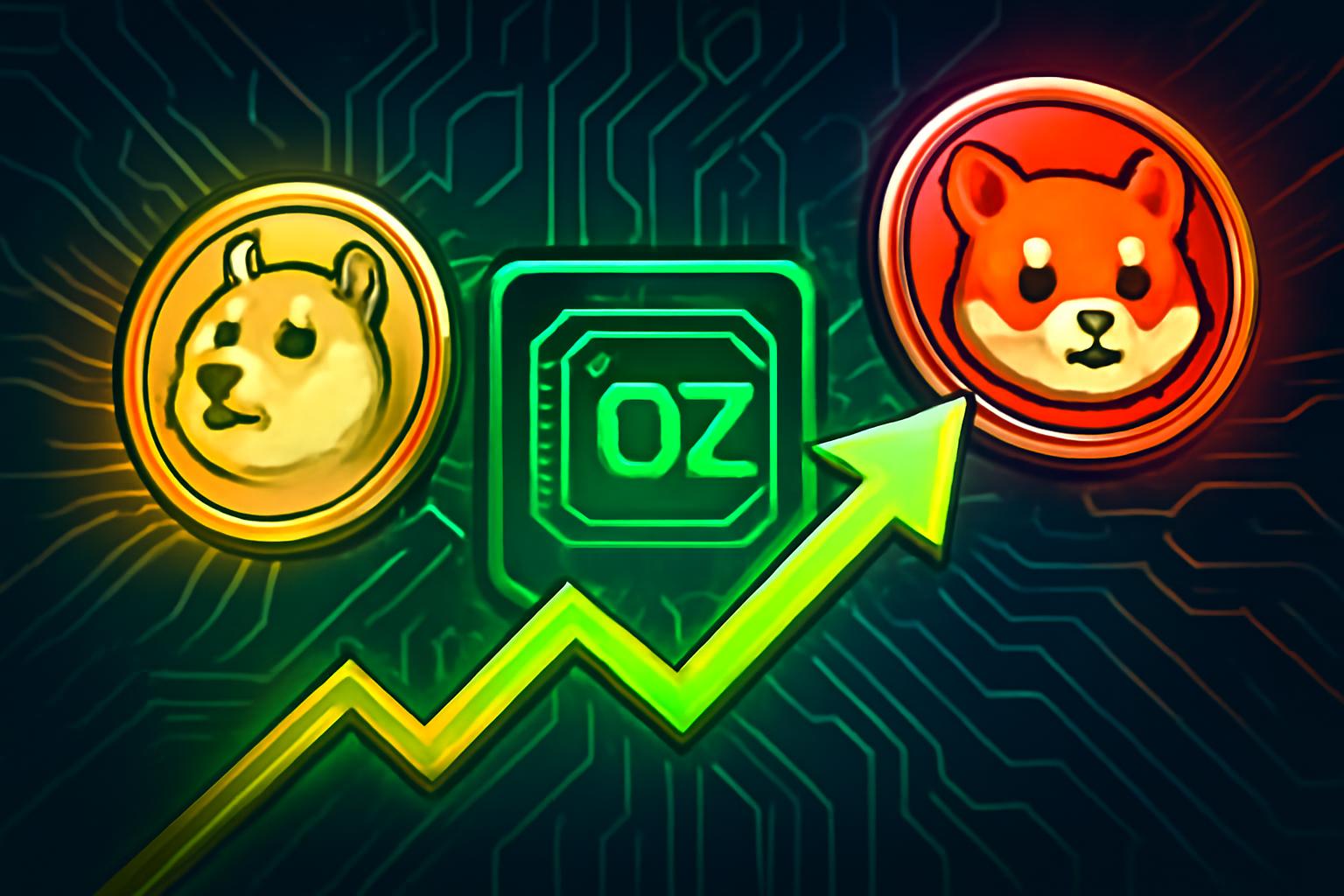 Ozak AI Eyes Parabolic Growth as DOGE and SHIB Rally
