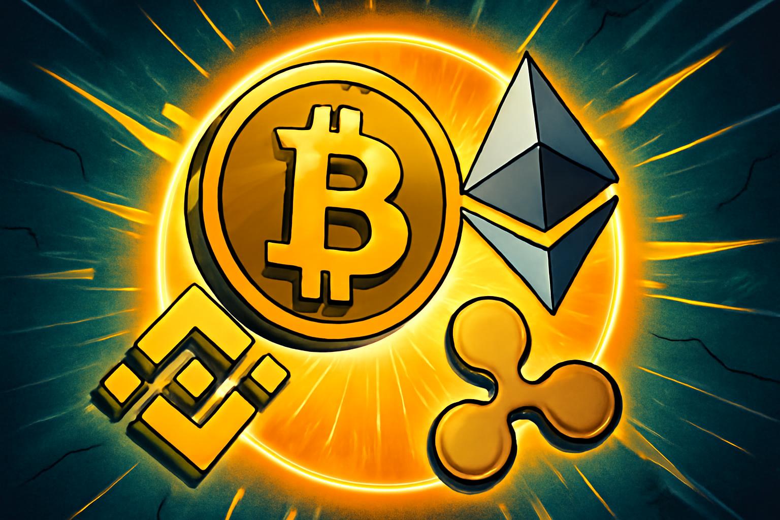 Crypto Market Update: Bitcoin and Major Coins in KRW with 24h Volumes