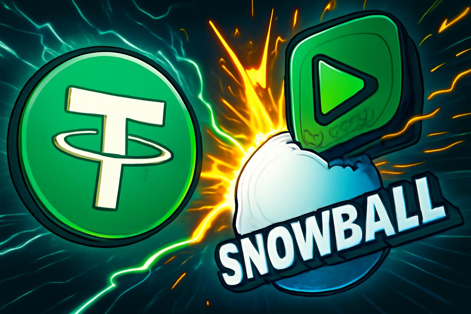 Tether Signs $100M Ad Deal with Rumble; BitMart to List SNOWBALL