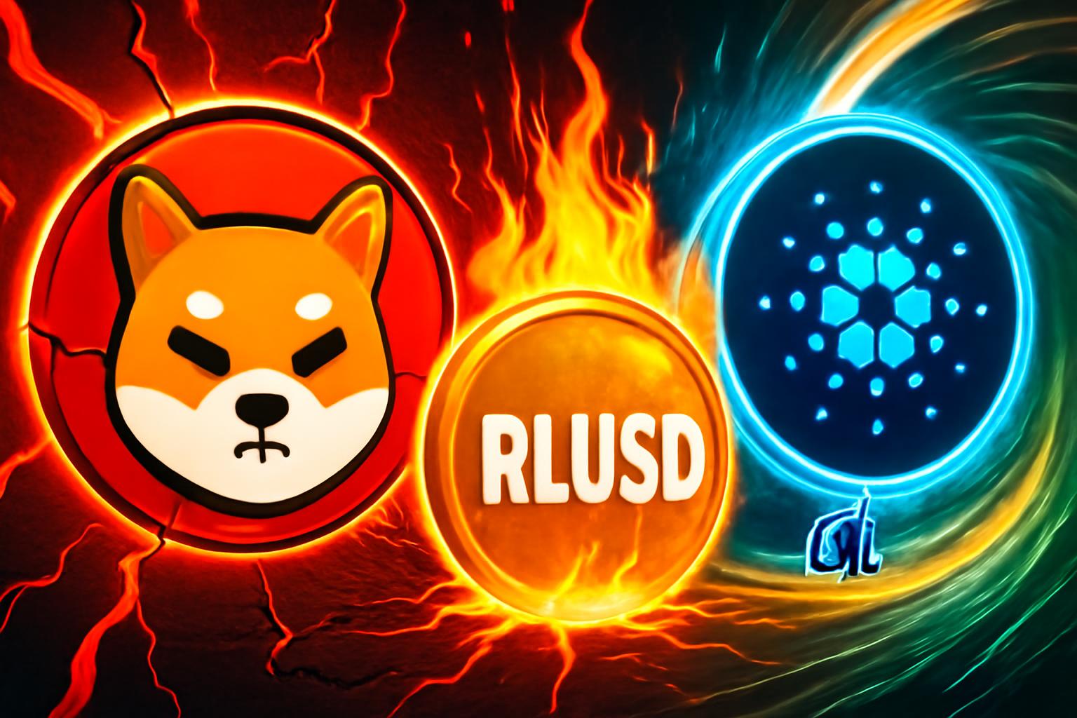 Shiba Inu Rally Stalls as RLUSD Burns and NIGHT Surges on Cardano