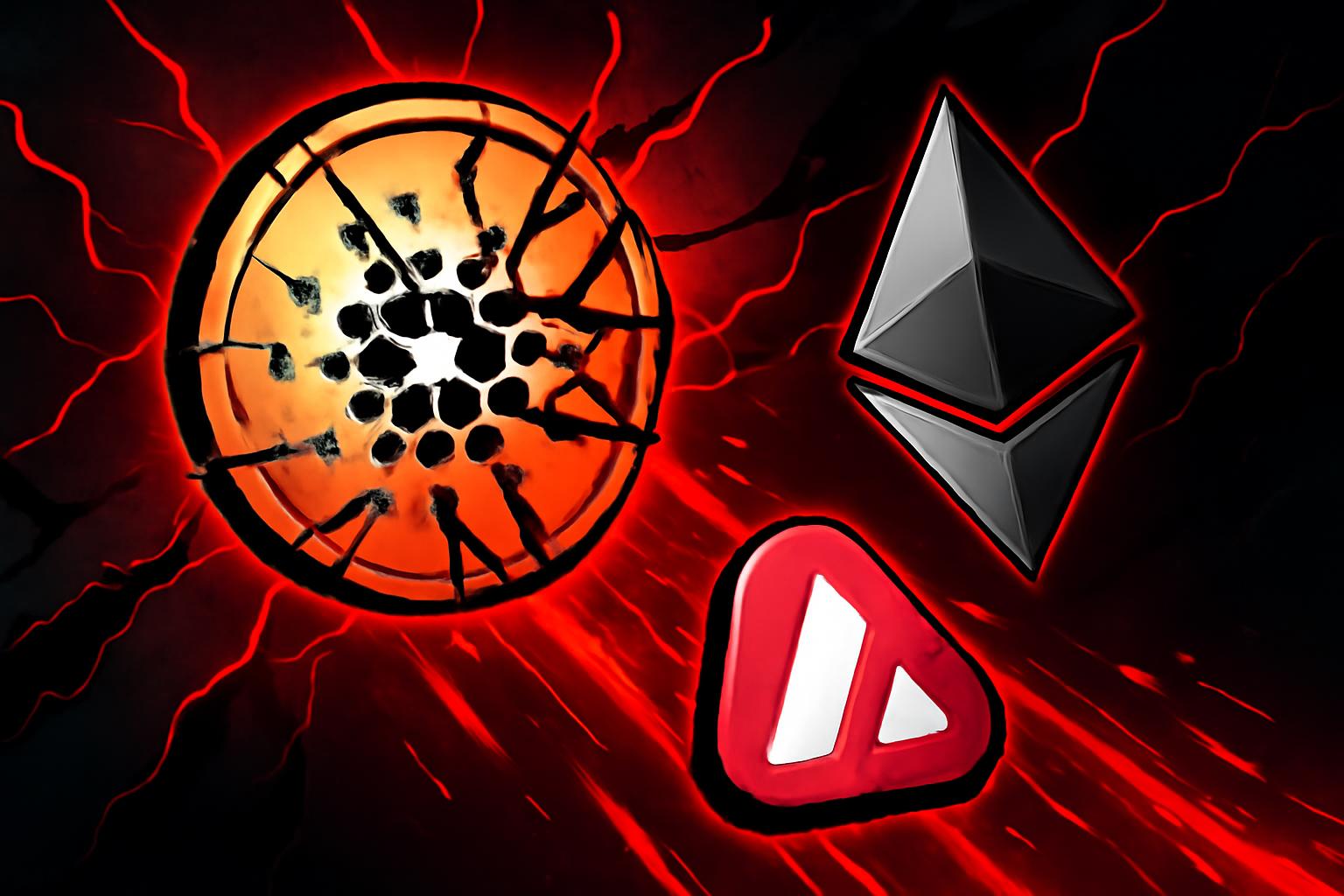 Crypto Market Slumps as Cardano Drops; Major Coins Pull Back