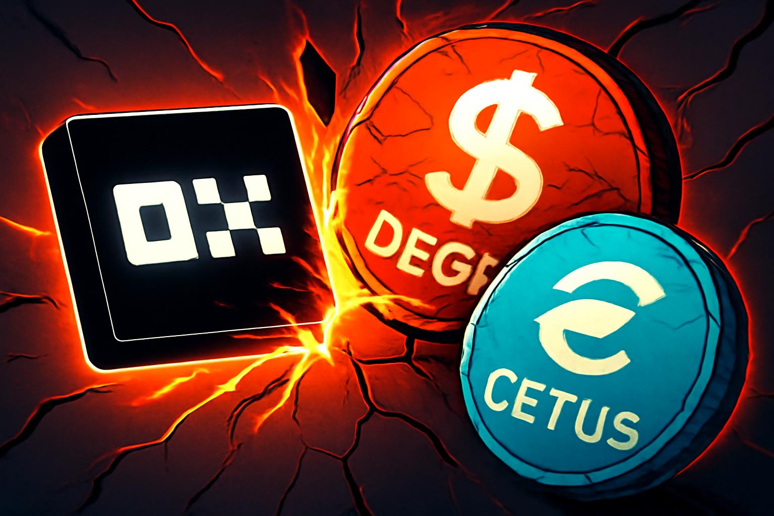 OKX Delists DEGENUSDT and CETUSUSDT Perpetual Futures