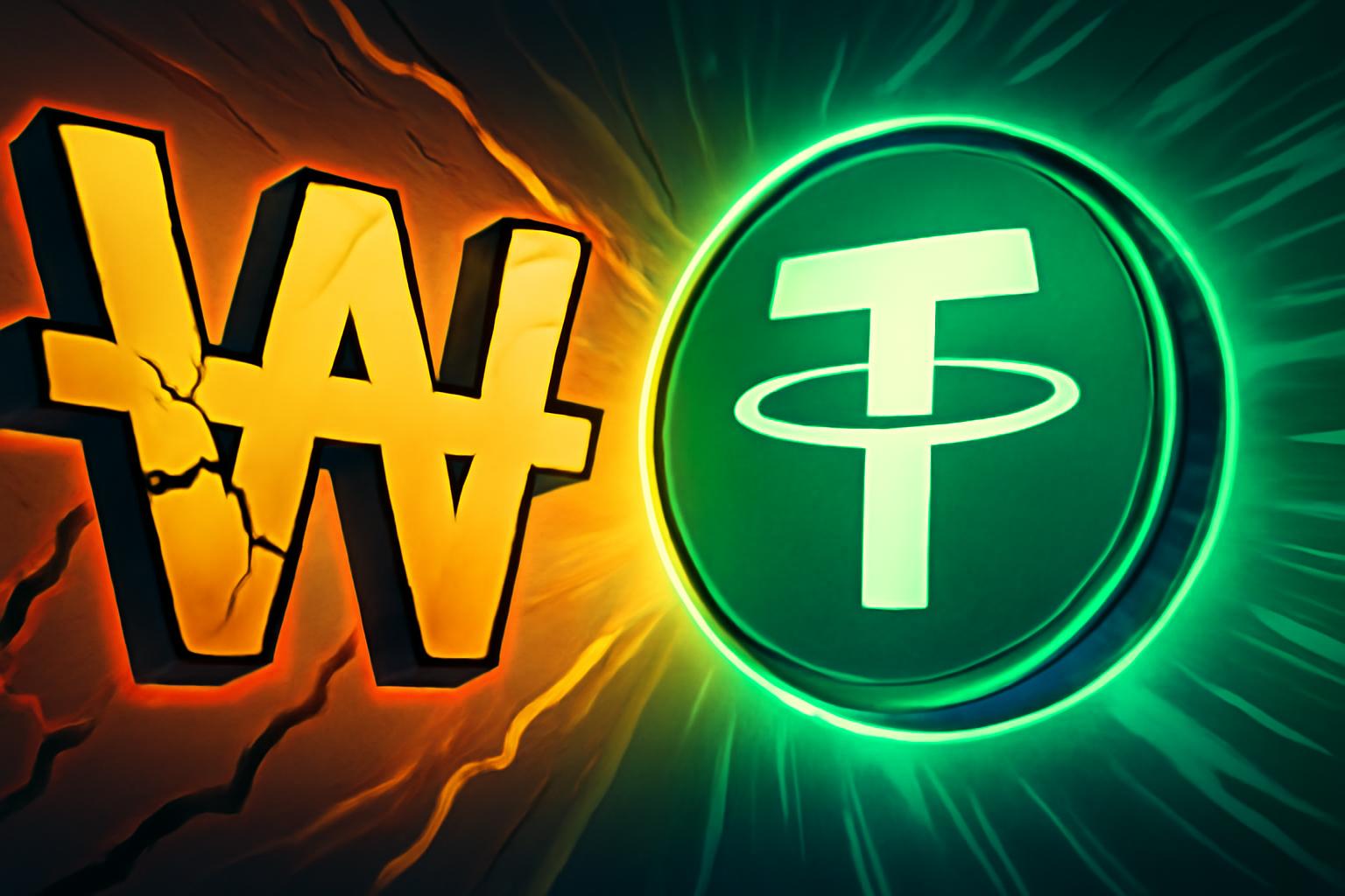 Korea Stablecoin Trading Jumps 93% as Won Weakens, Fueling Dollar Demand