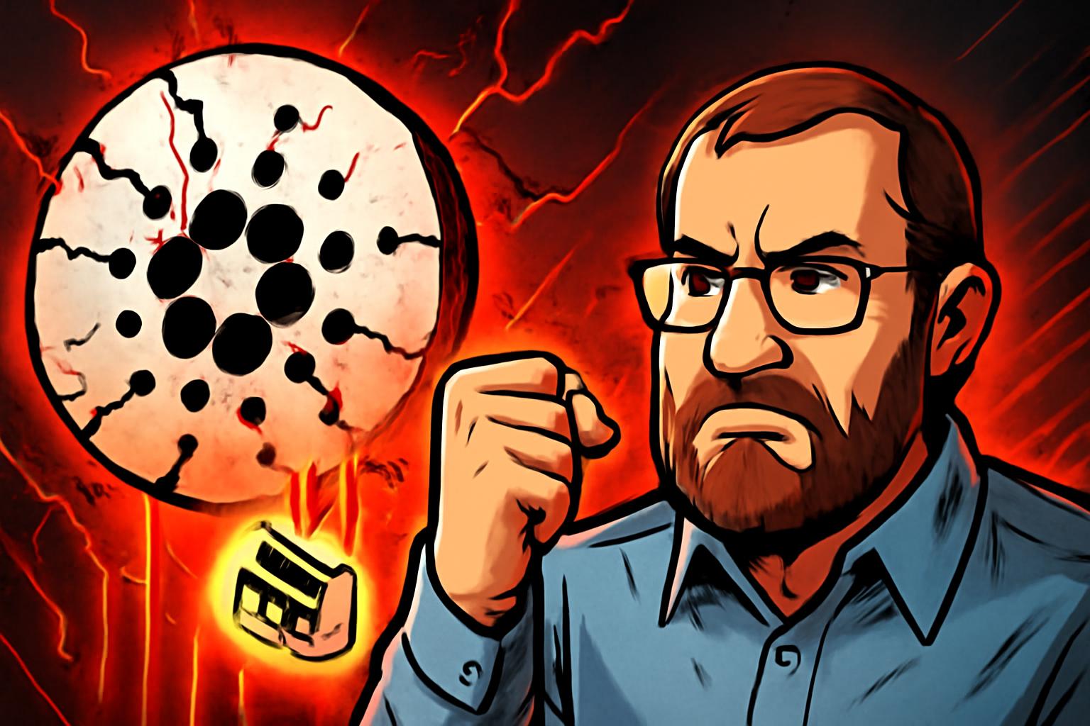Cardano Price Drop Triggers $167K Liquidations; Hoskinson Denies ADA Sale Rumors