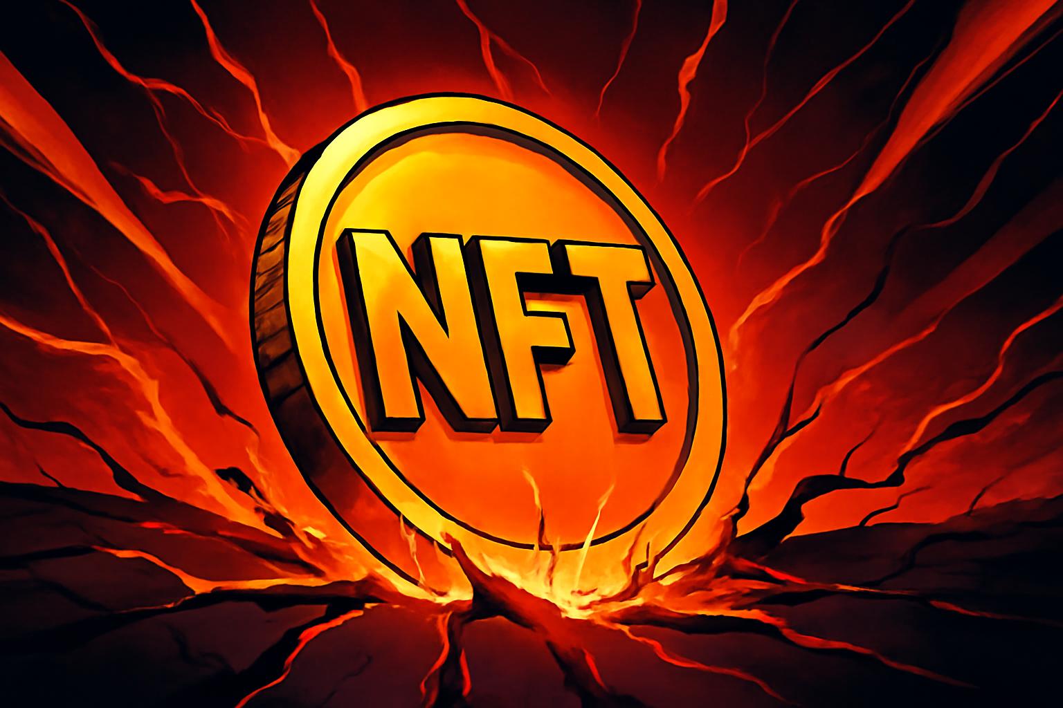 NFT Market Cap Dives 72% in 2025 as Traders Retreat