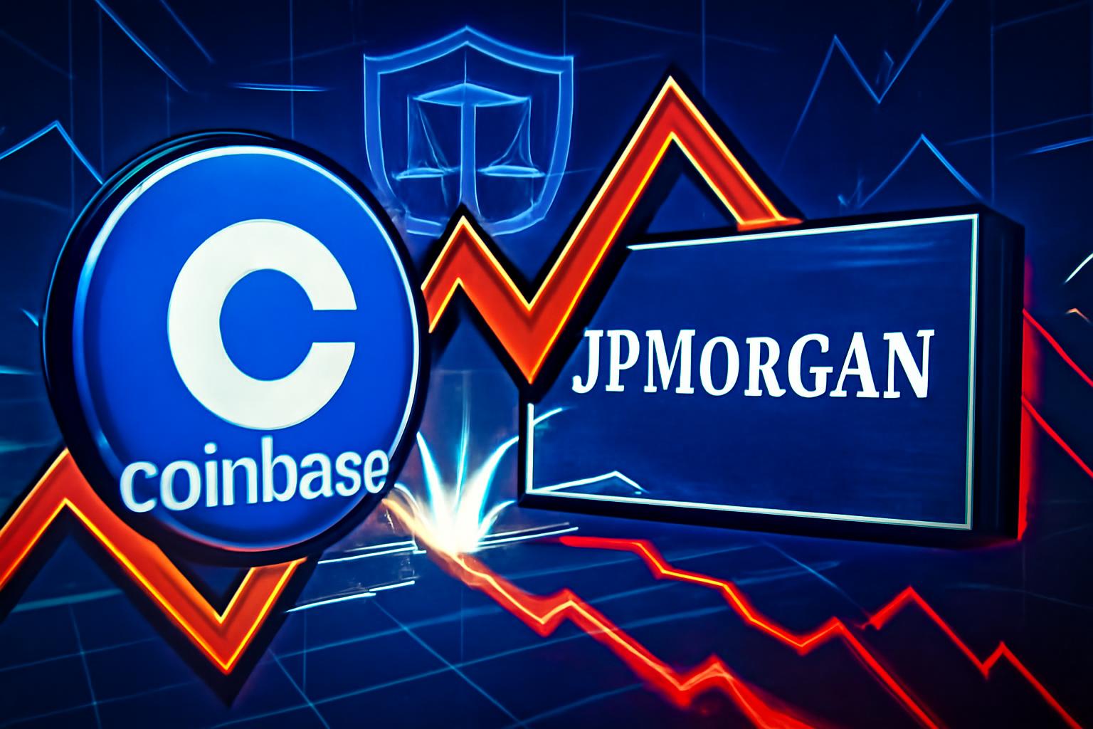 Coinbase Data Probe and JPMorgan Stablecoin Scrutiny Weigh on US Financial Stocks