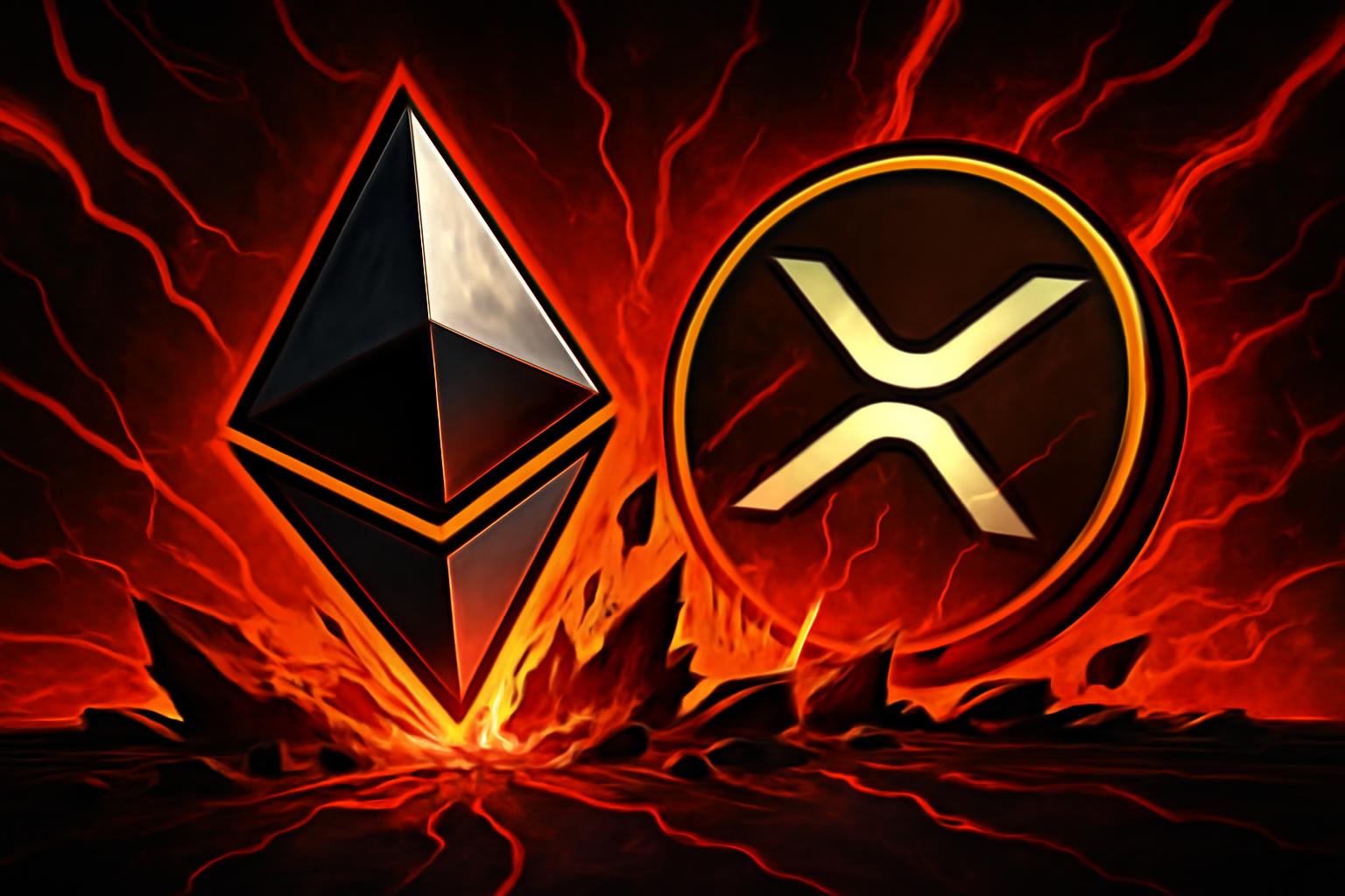 Ethereum and XRP See Deeper Selling Amid Quick Gains