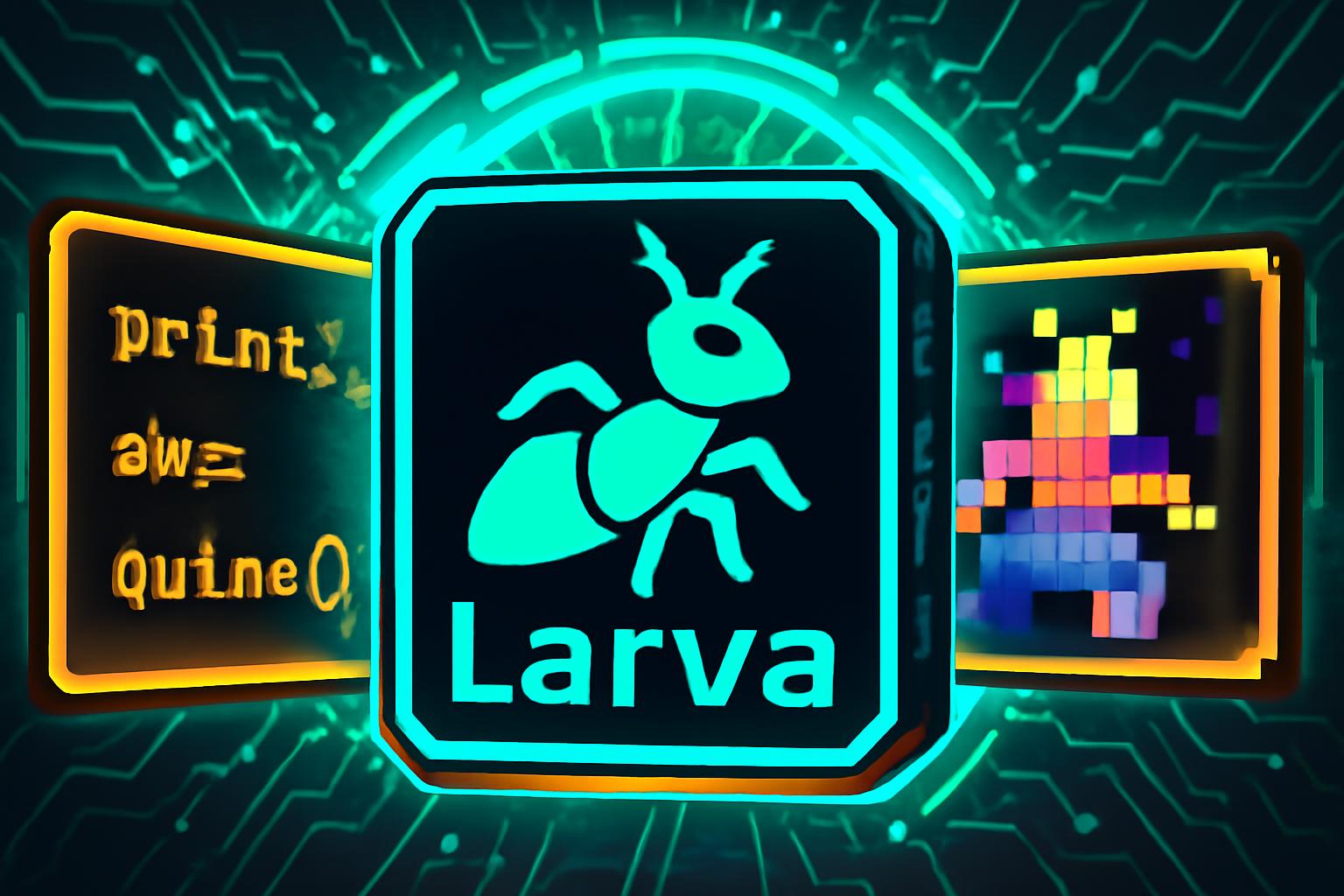 Animating Quines: Larva Labs’ Code That Becomes Art