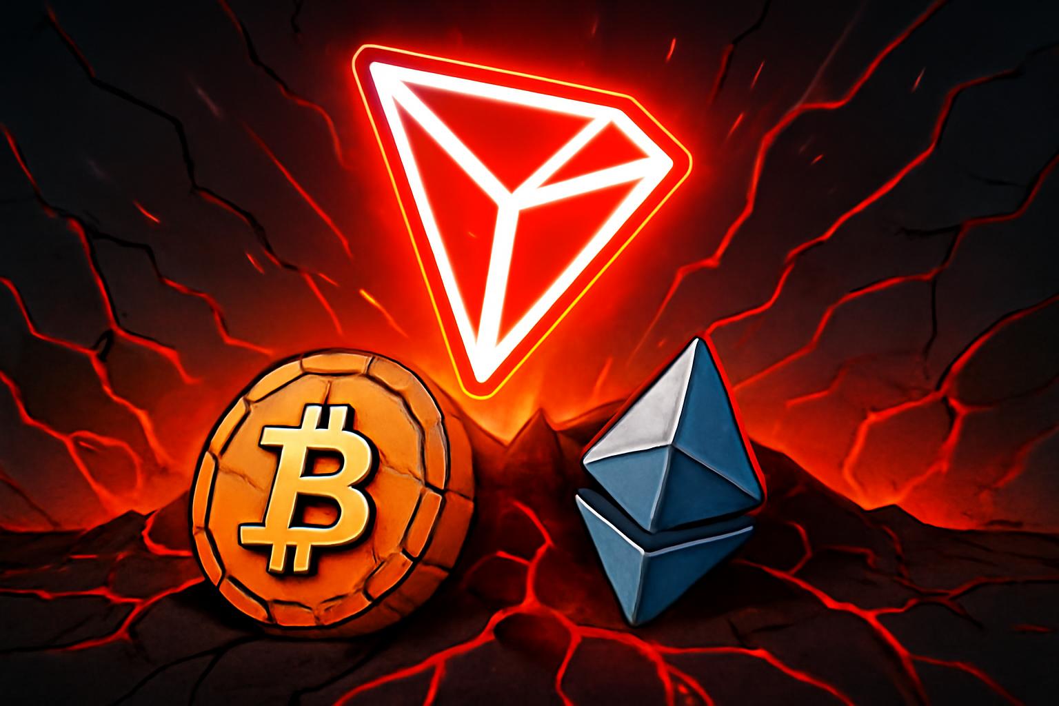 Tron Leads Weekly Downturn as Digital-Asset Market Slumps