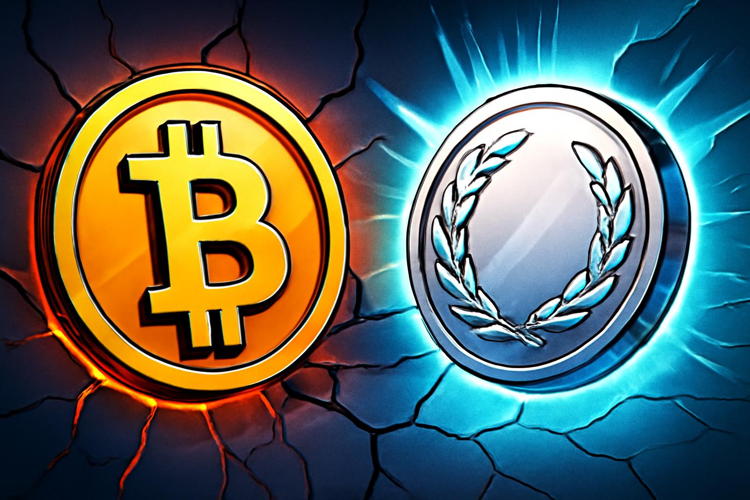 Bitcoin Stagnates as Crypto Market Weakens Amid Silver Rally