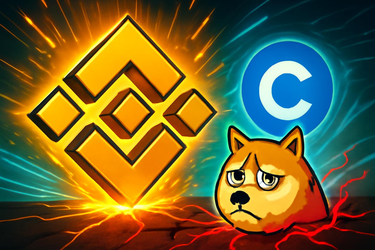 BNB Leads Top Crypto Market Gains as DOGE Falls; DeFi Growth and Coinbase Spotlight