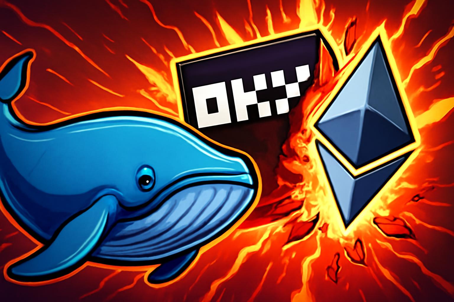 Whale Withdraws 3,997 ETH from OKX, Worth $11.76M