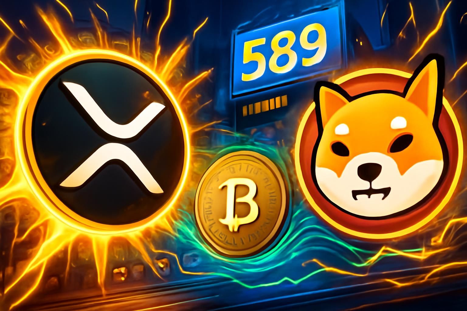 XRP’s 589 Moment at Times Square Sparks SHIB January Revival