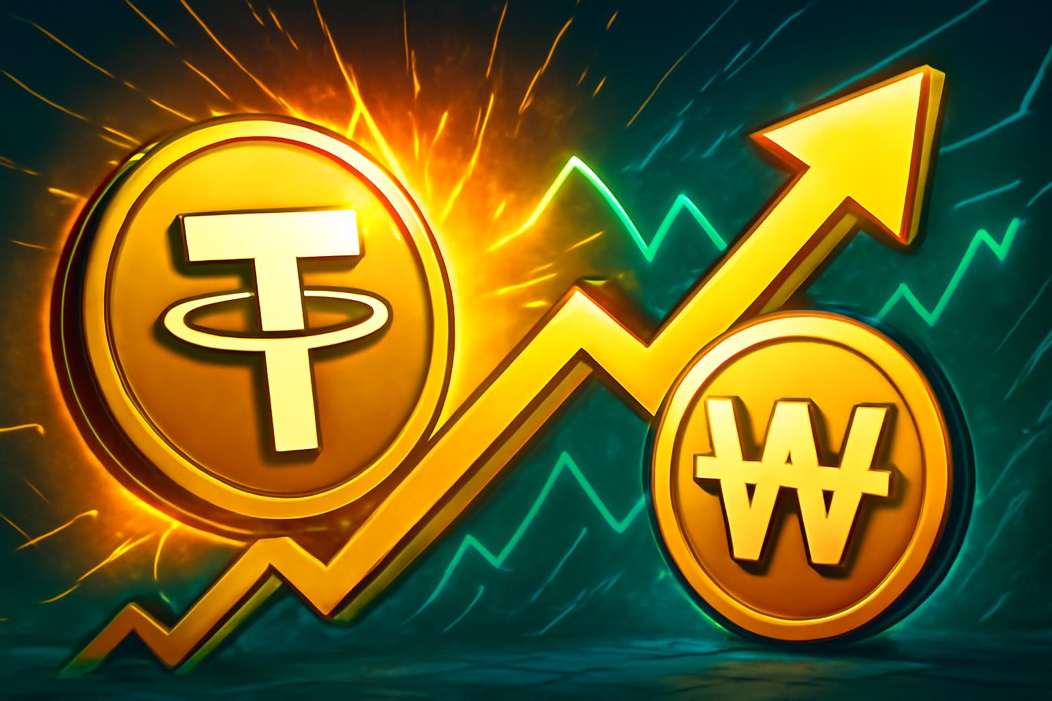 KRW/USD Rise Spurs Stablecoin Trading Across Korea's Major Exchanges