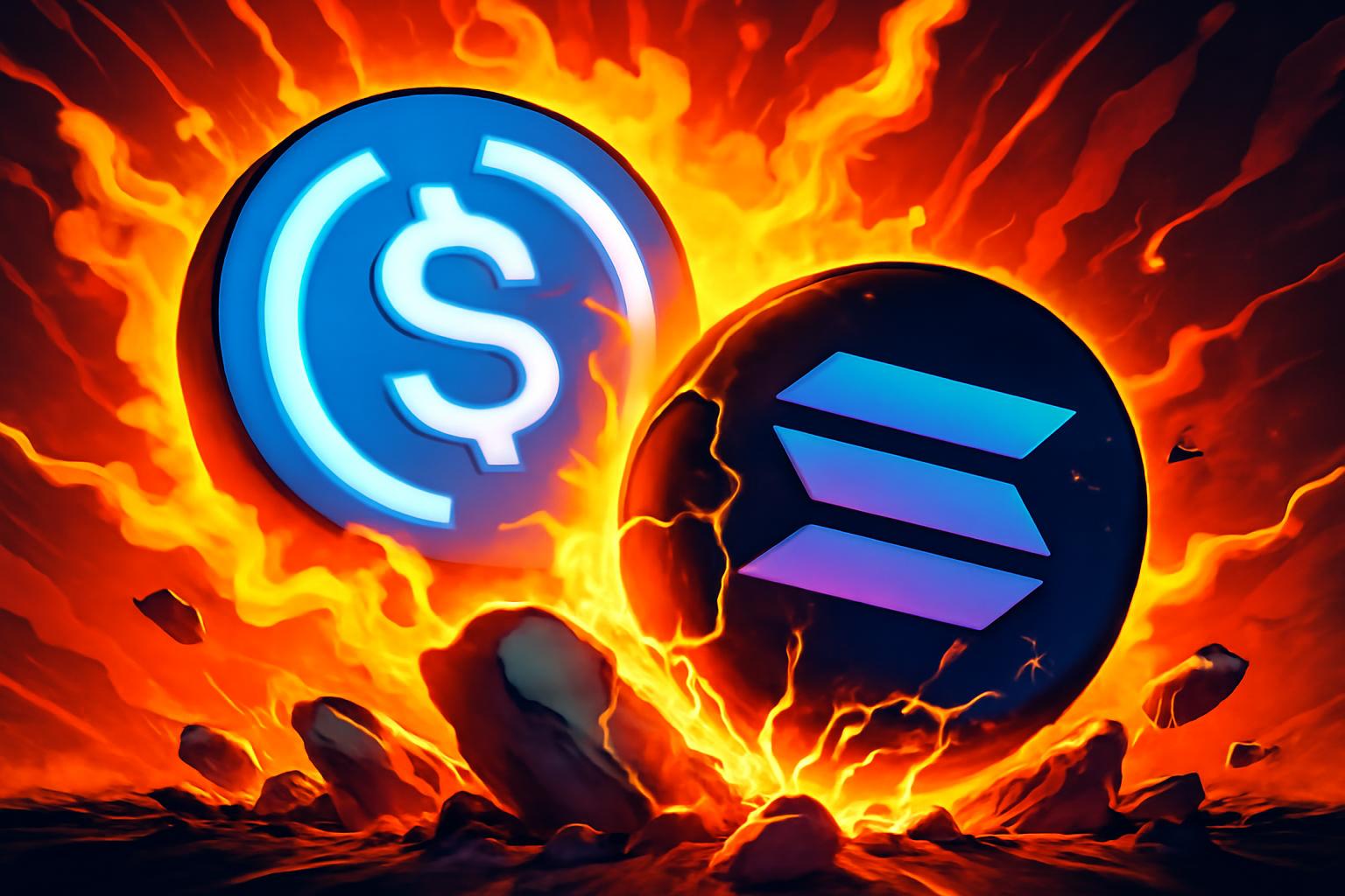 USDC Treasury Burns Over 51 Million USDC on Solana, Reports