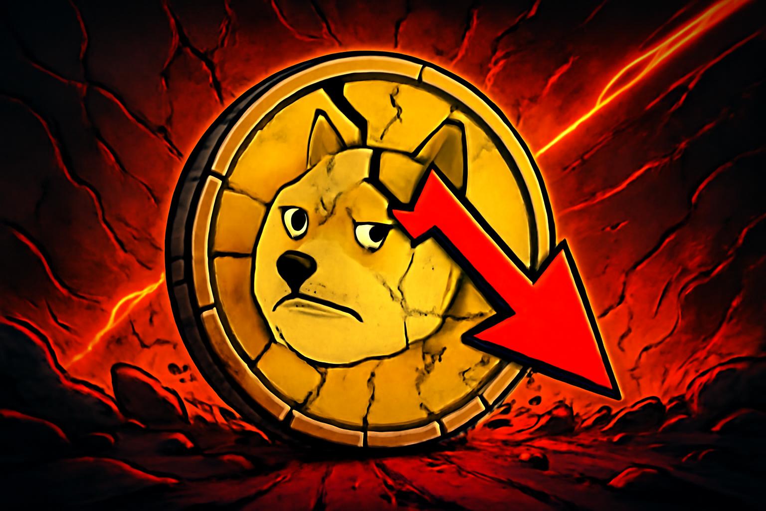 Dogecoin Slumps 50% in Q4 as Key Supports Break — Death Cross Signals Bearish Trend