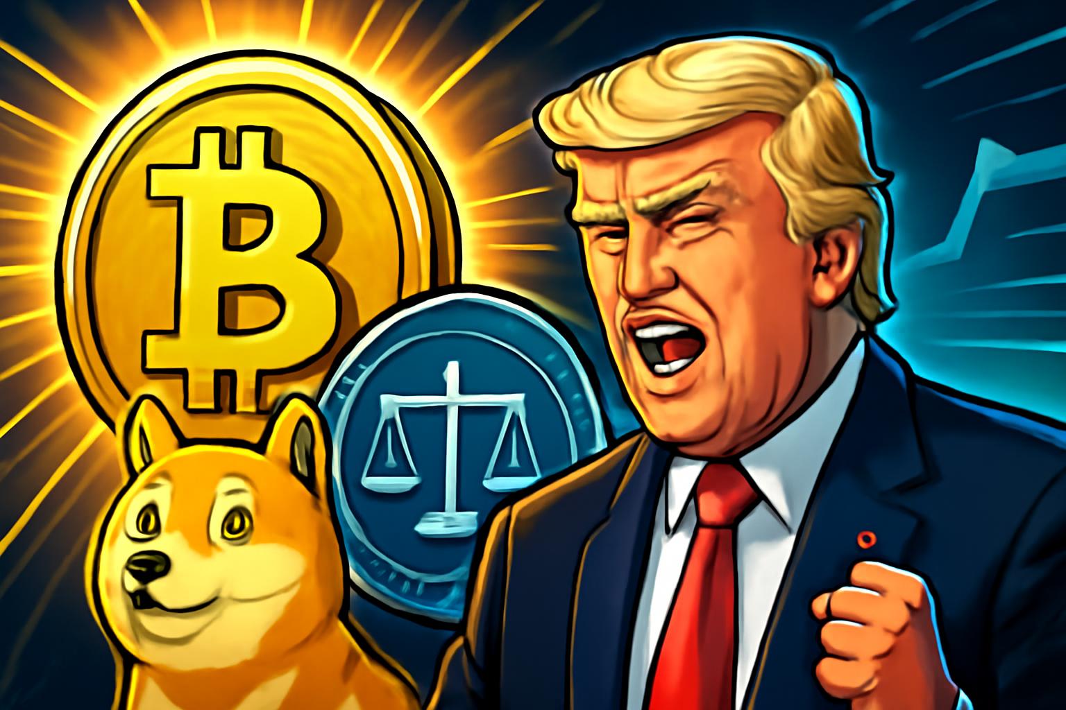 Trump’s Crypto Bets Fuel Wealth Surge After Return to Office