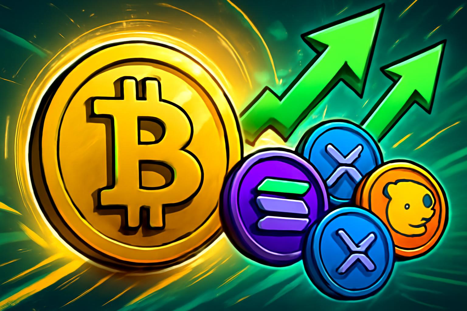 Altcoins Outpace Bitcoin and Ether as BTC Holds Ground — Solana, XRP, Dogecoin