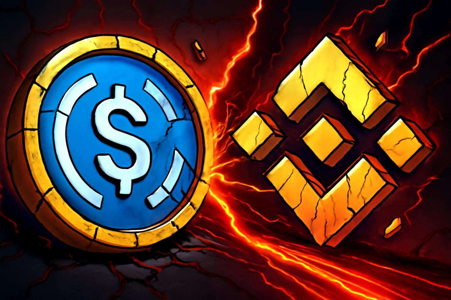 Binance USDC Outflows Reach $2.68B in a Month Amid Whale Activity