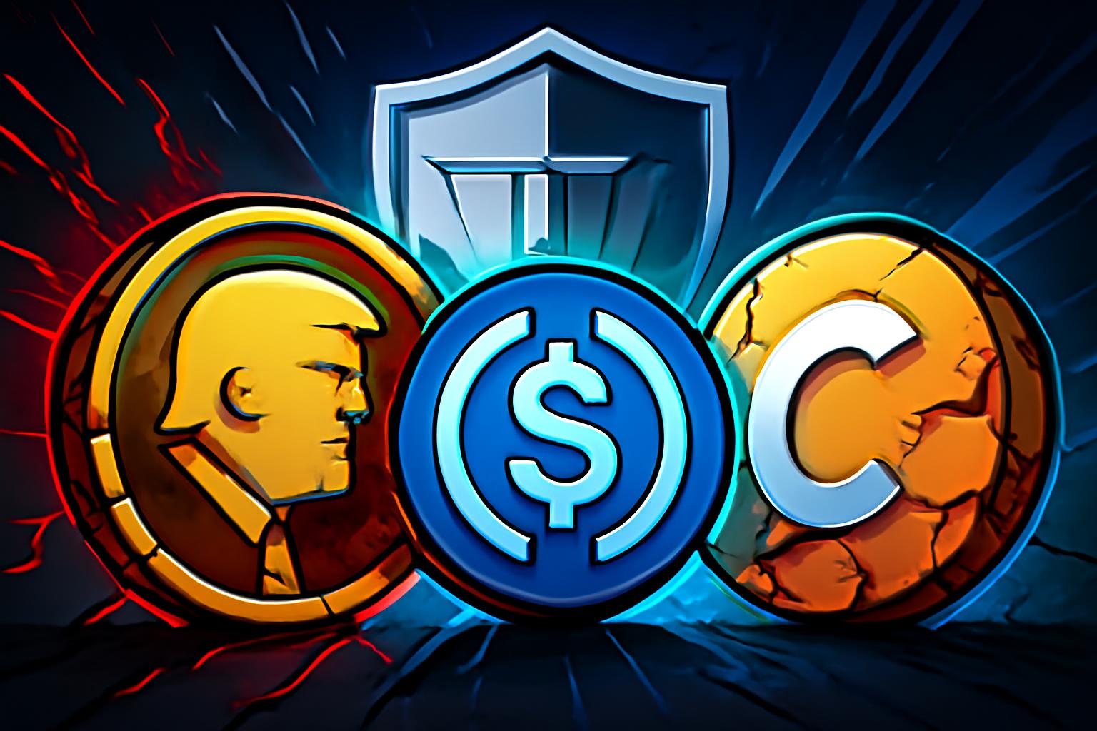 TRUMP Memecoin USDC Flows Reach Coinbase, Prompt Scrutiny