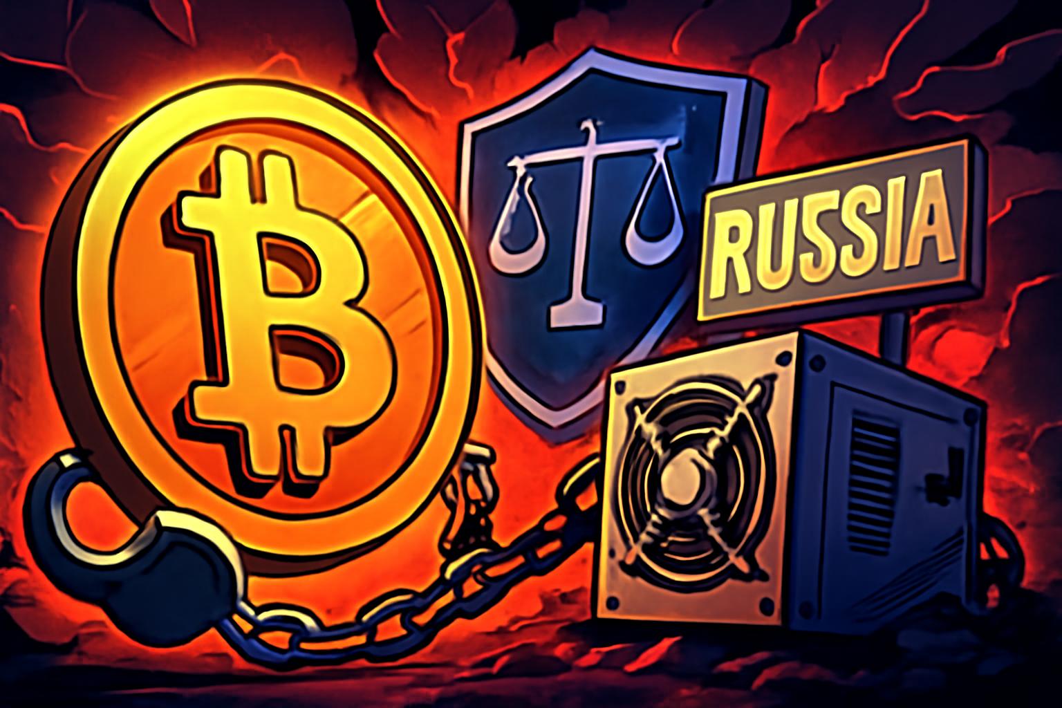 Russia Proposes Strict Penalties for Illegal Crypto Mining