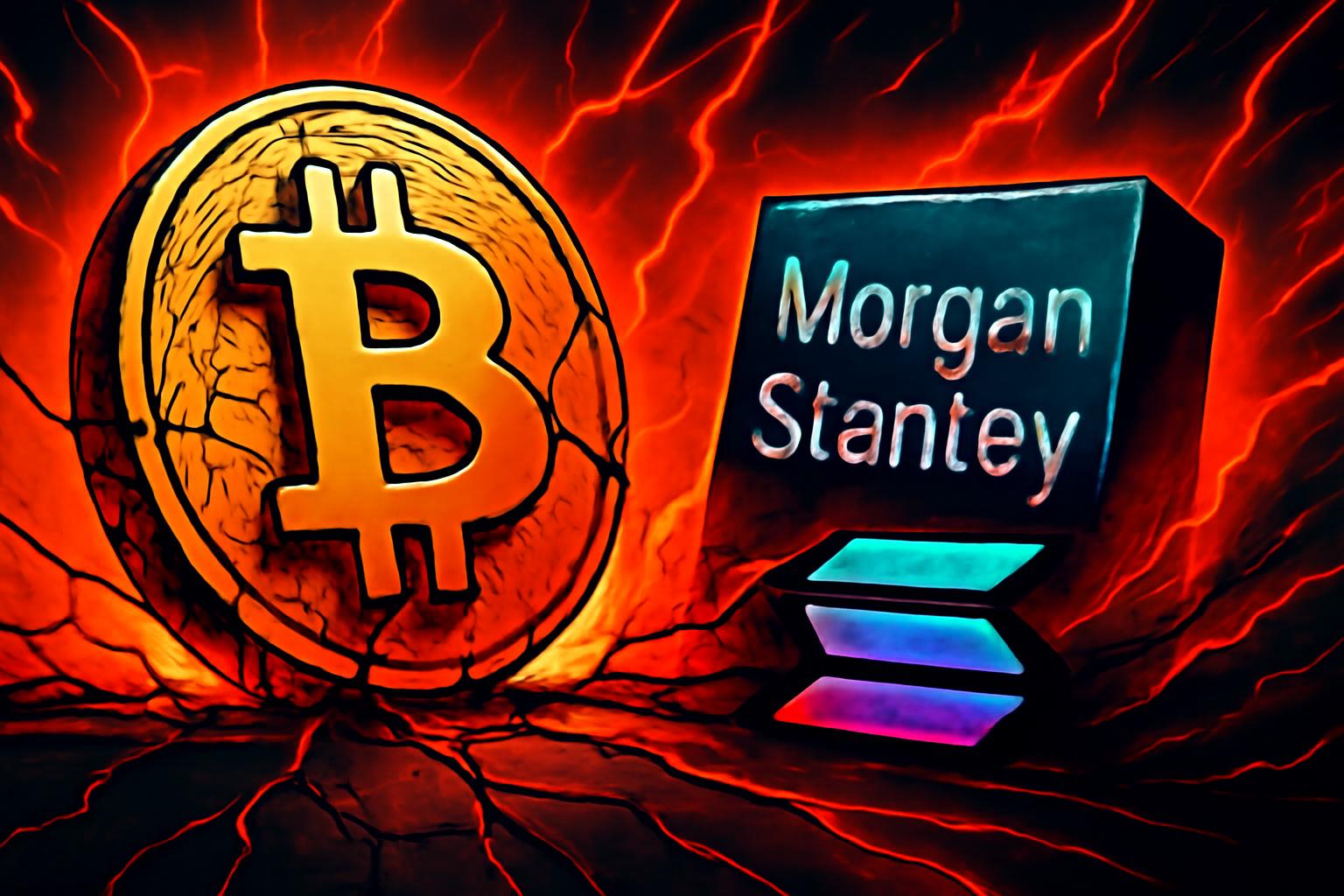 Bitcoin Price Decline as Morgan Stanley Files S-1 for BTC and Solana Trusts