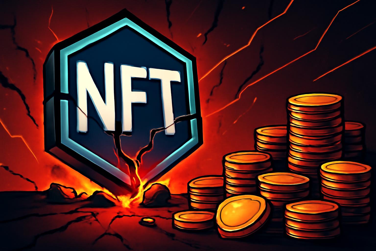 NFT Market 2025: 1.34B Tokens, 37% Decline to $5.6B