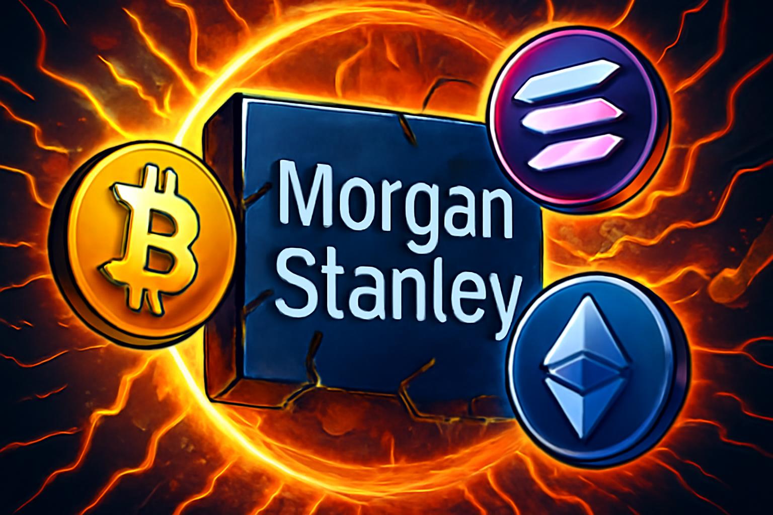 Morgan Stanley Enters US Crypto ETF Market with Bitcoin, Solana, and Ethereum Filings