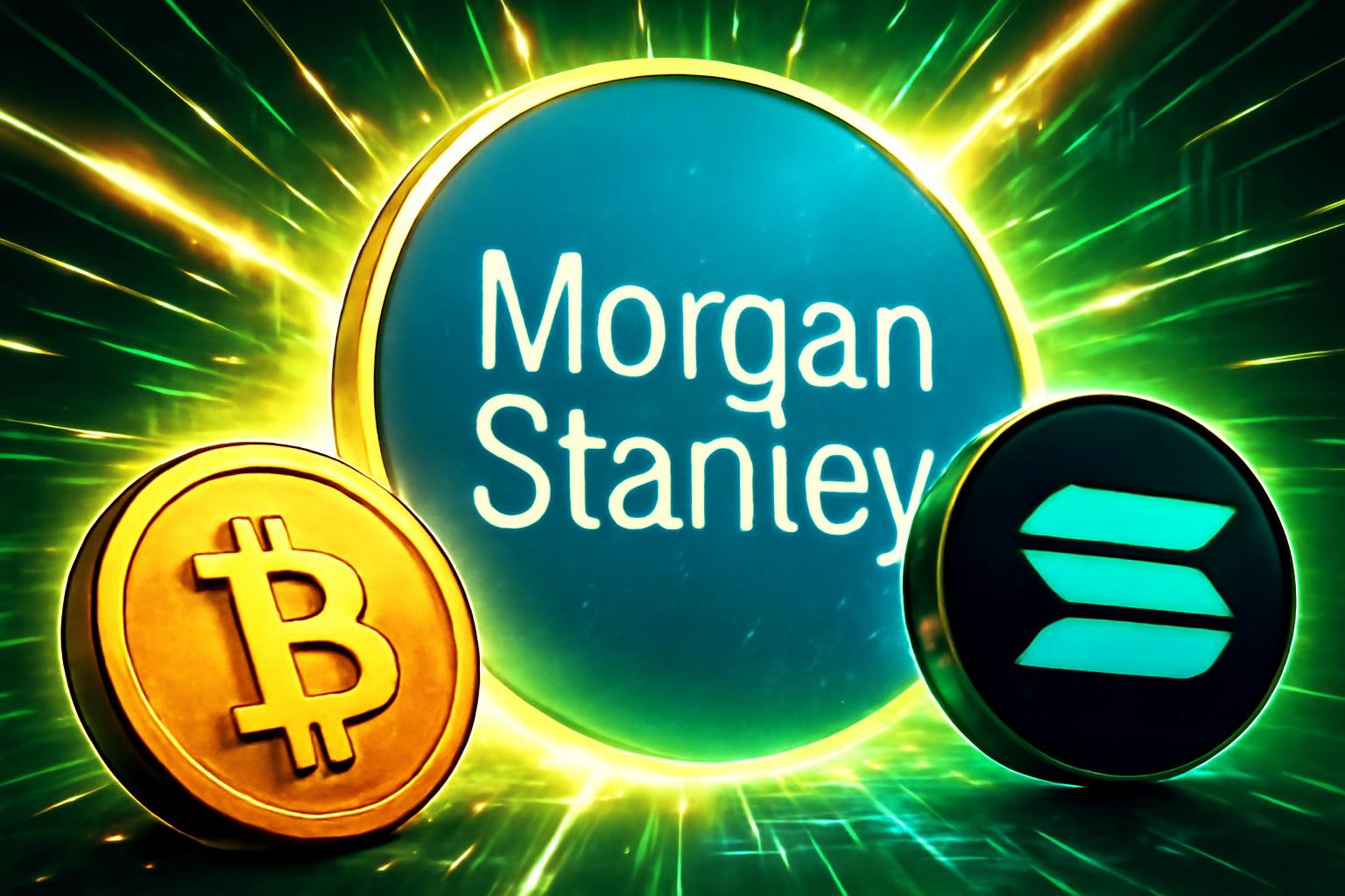 Morgan Stanley Bets Big on Crypto With In-House Bitcoin and Solana ETFs