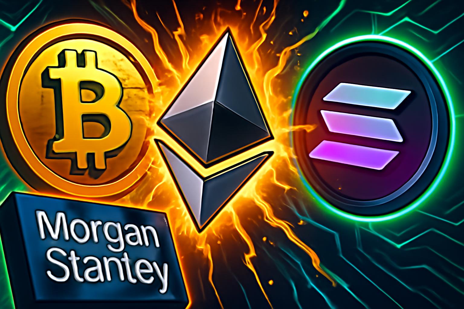 Morgan Stanley Submits BTC, ETH, and SOL ETFs as LeanHash Emerges for Crypto Holders
