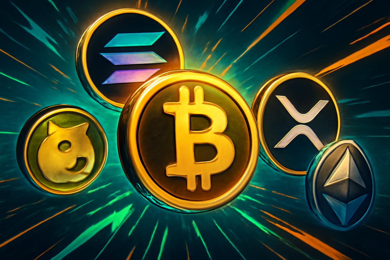 Crypto Market Mixed as Major Coins Extend Weekly Uptrend Despite Short-Term Adjustments