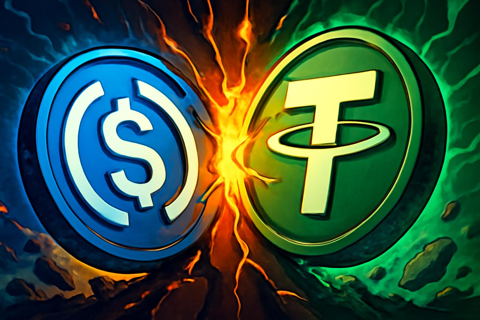 Global Stablecoin Trading Surges to Record $33T as USDC Leads DeFi, USDT Tops by Market Cap