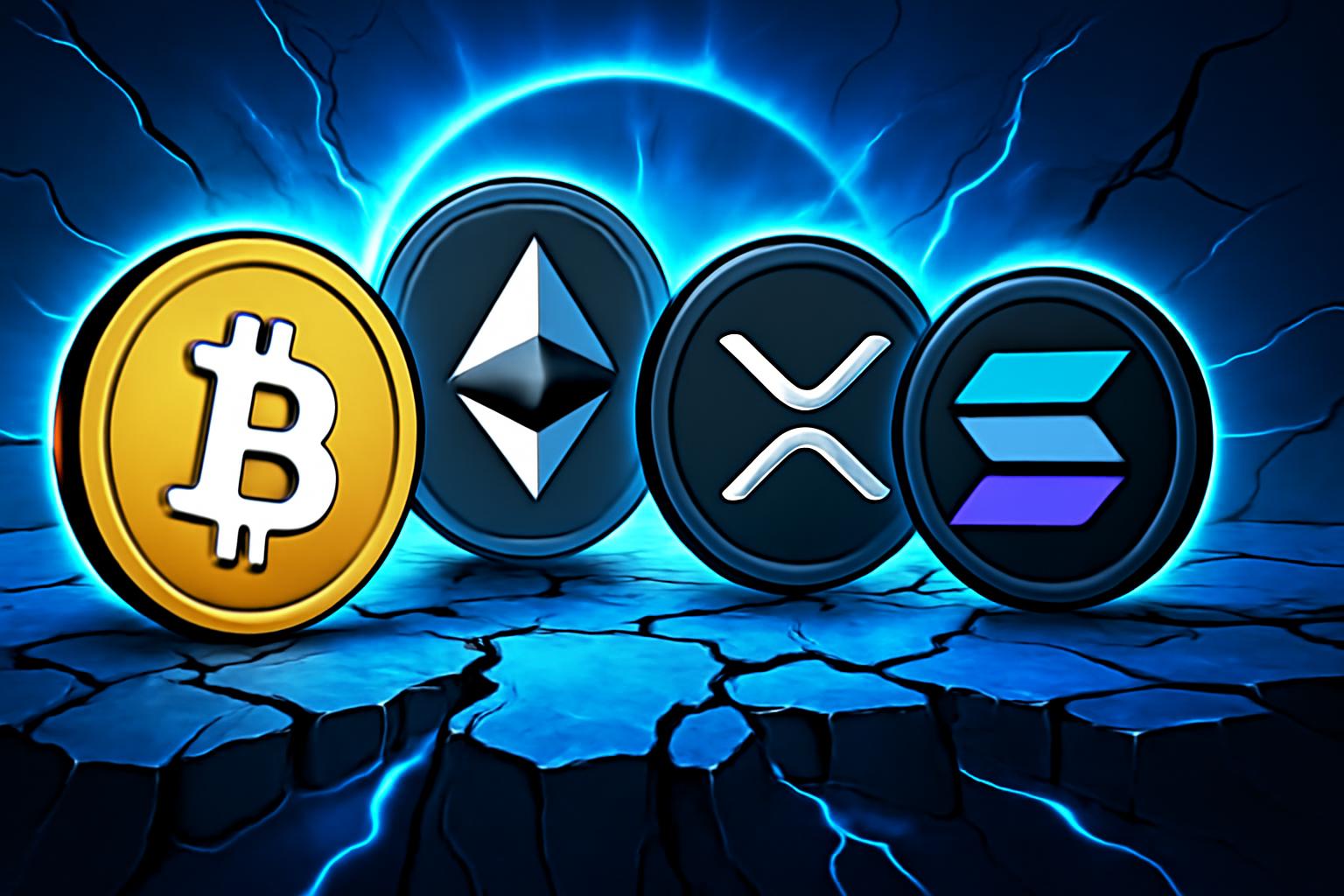 Bitcoin, Ethereum, XRP, and Solana Enter Consolidation Phase