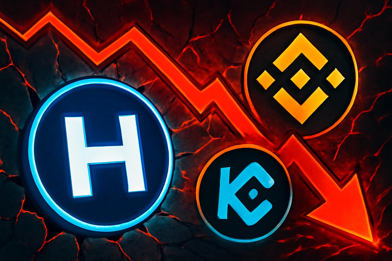 HTX Rises to Fourth in December CEX Spot Volume as Market Drops 20-30%