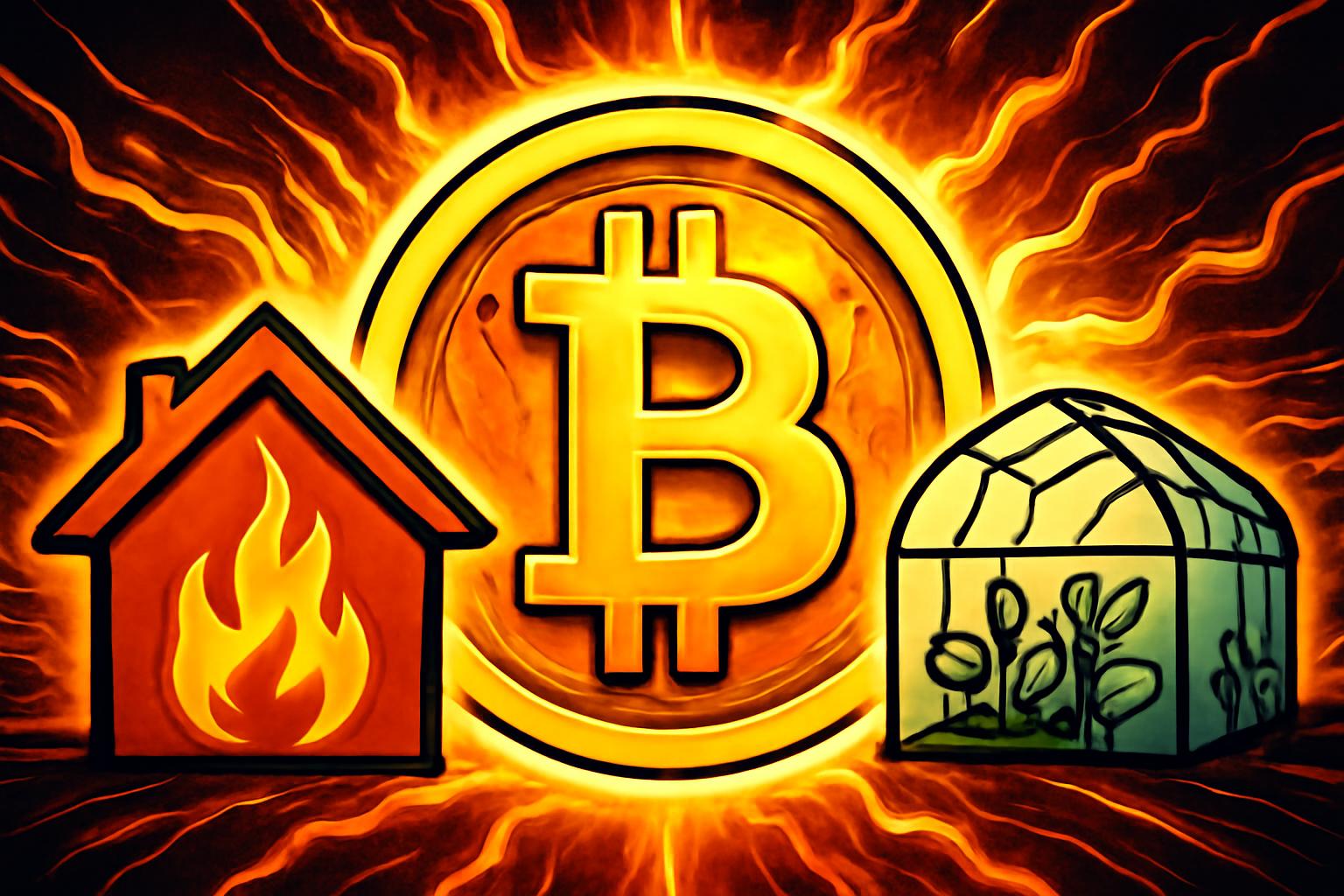 Bitcoin Mining Offsets Heating Costs in Homes and Greenhouses