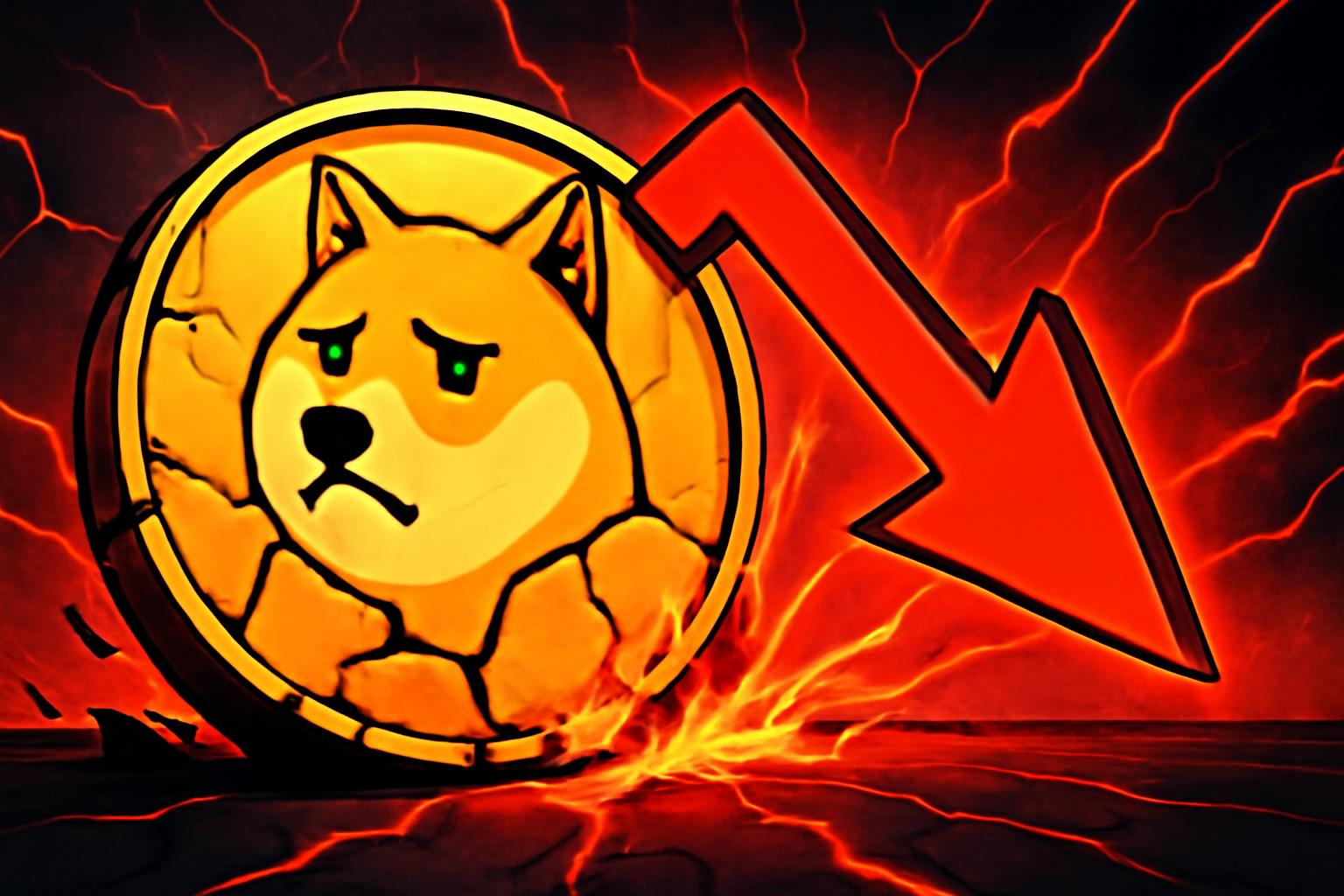 Dogecoin Bears Pressure Deepens After Rejection at Resistance