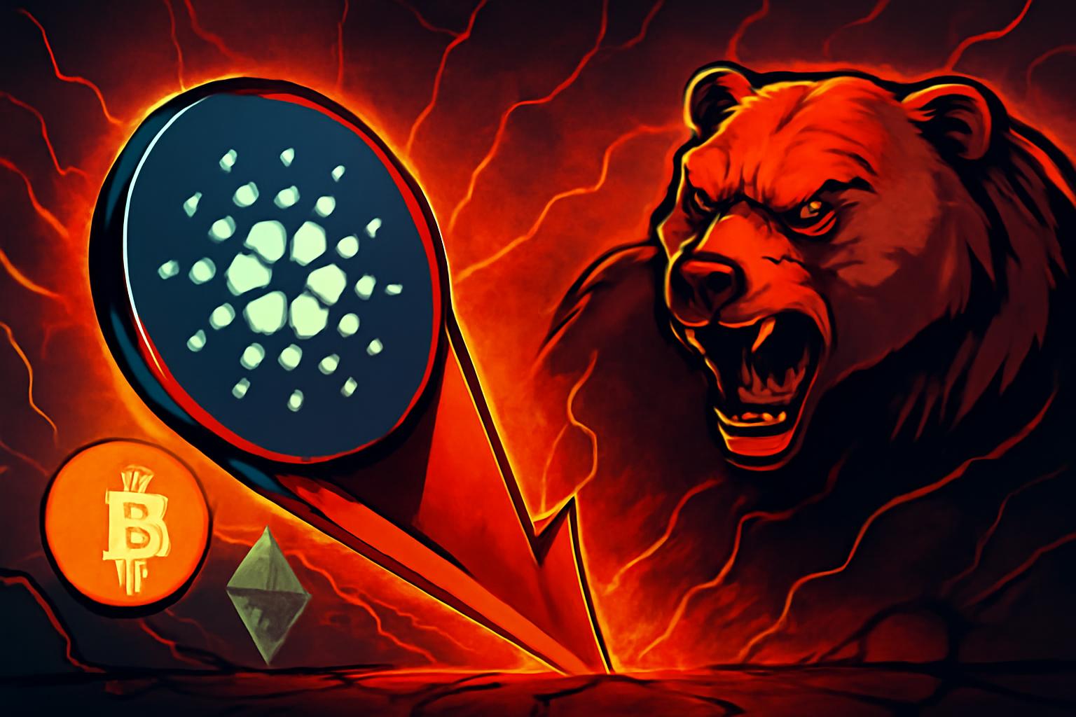 Cardano Price Struggles as On-Chain Activity Fades and Bears Take Charge