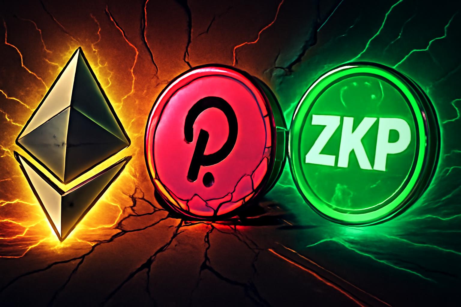 Ethereum Near $2,950, DOT Under Pressure as ZKP Presale Gains Momentum