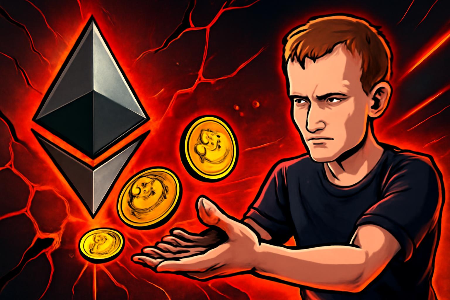 Vitalik Buterin Sells 9.4 ETH Worth $29,400